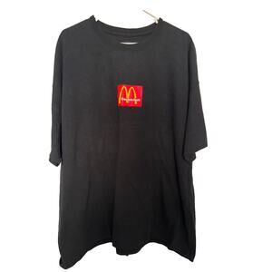Travis Scott Cactus Jack McDonalds Sesame T-Shirt 2020 Black Mens Size XXL